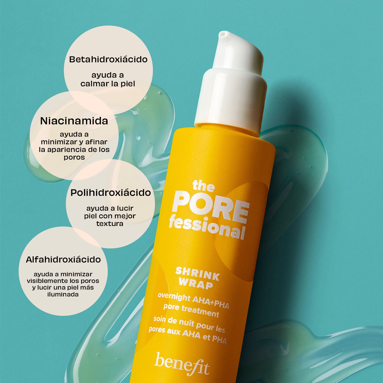 THE POREFESSIONAL SHRINK WRAP: TRATAMIENTO EXFOLIANTE DE POROS AHA+PHA NOCTURNO (TRATAMIENTO NOCTURNO PARA POROS)